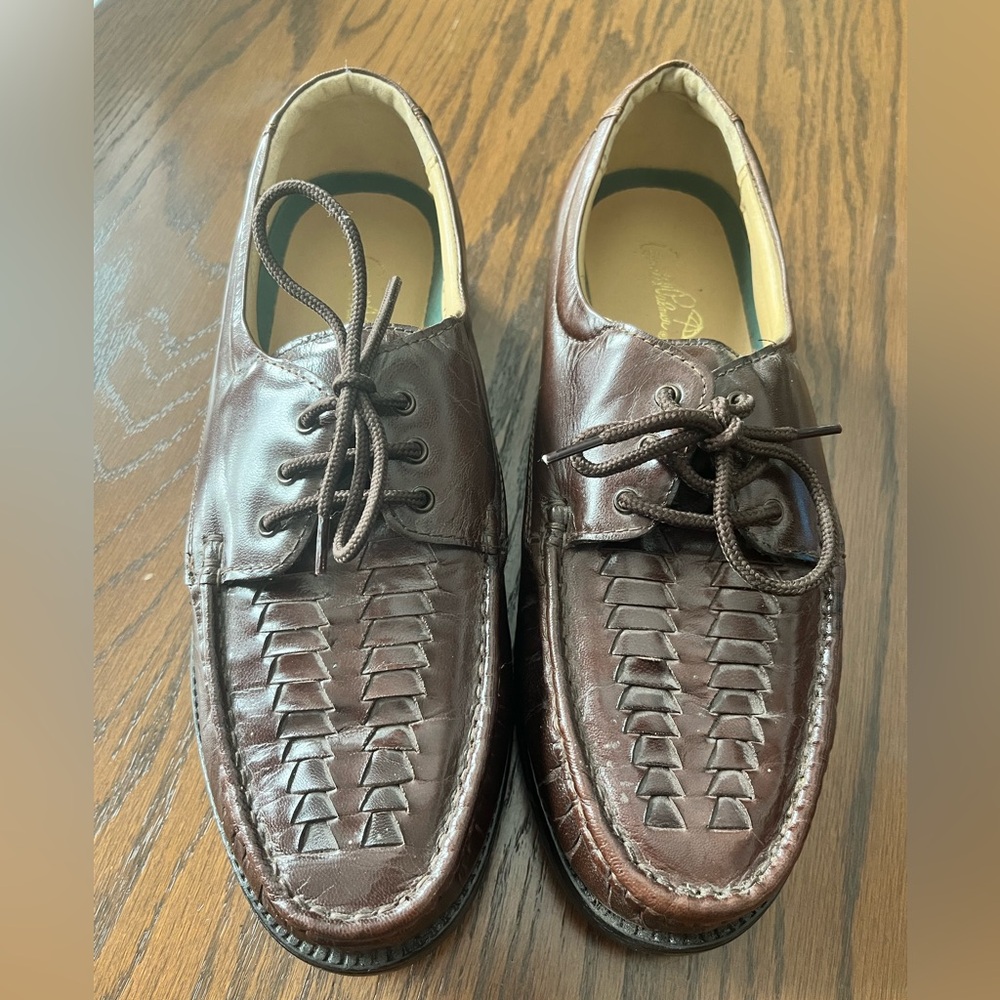 Brown Arnold Palmer Leather Men's Shoes